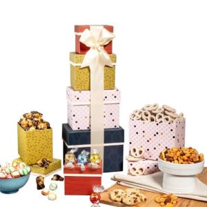 Broadway Basketeers Token of Appreciation Gift Basket Tower